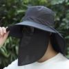Unisex Summer Sun Hat UV Protection Bucket Cap with Removable Visor for Outdoor Hunting Fishing Hiking Camping Men Women
