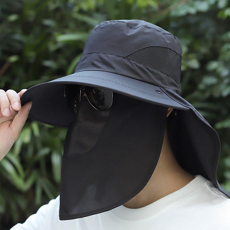 Summer Sun Hats Uv Protection Outdoor Hunting Fishing Cap For Men Women Hiking
