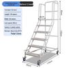 Jundingying 1.3M Reinforced Mobile Platform Ladder