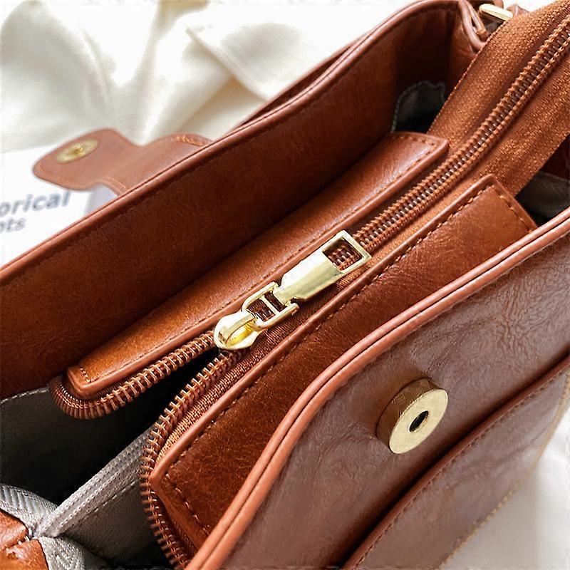 Heißer Verkauf Vintage Einfach Klein PU Leder Eimer Crossbody Tasche für Damen 2023 Designer Mode Dame Luxus Schwarz Schulter Handtasche