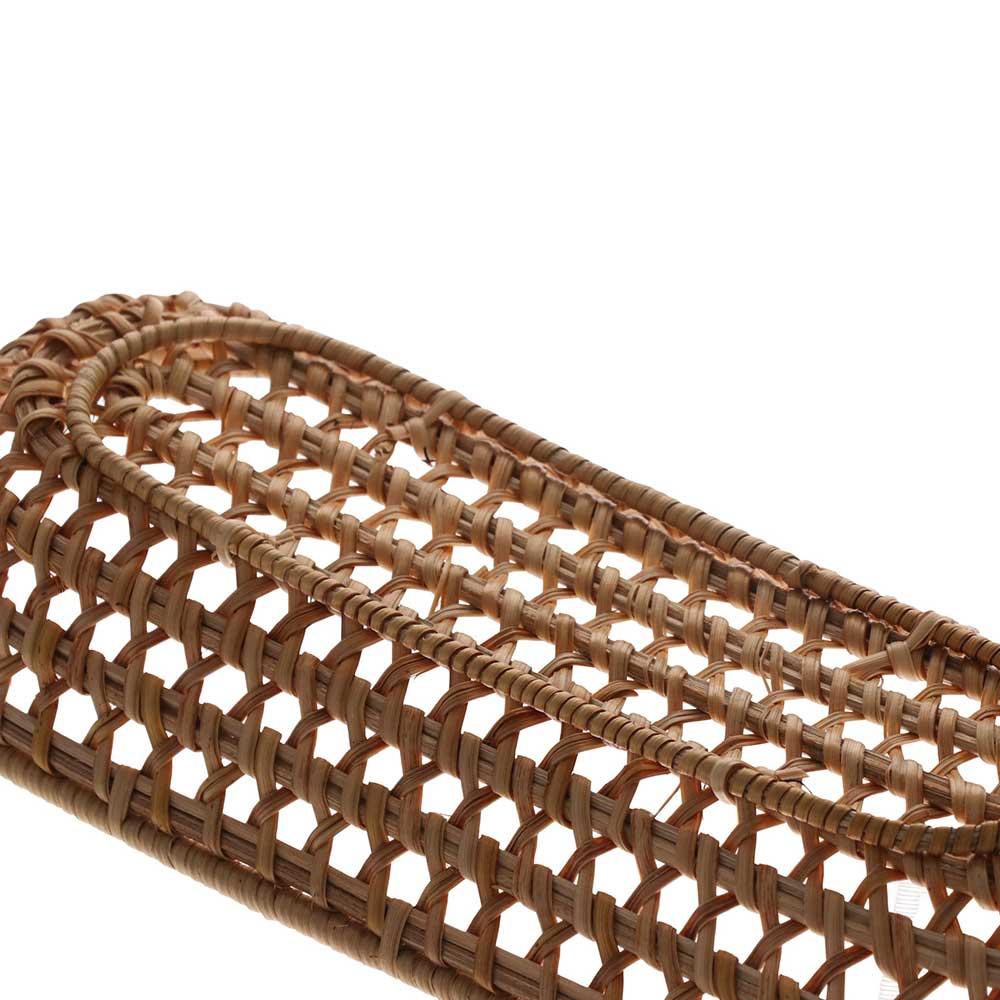 Weaving Fruit Food Rattan Hand-Woven Bread Rattan Tray Storage Tray Wicker Basket Storage Basket