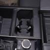 Carbon Fiber ABS Water Cup Holder Panel Trim Fit For Toyota Tun-dra -2024