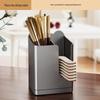 YoShu No-Drill Wall-Mounted Chopstick and Spoon Holder