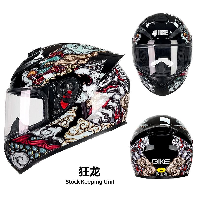 DOT Men and women motorcycle helmets are safe in winter Four Seasons Knights can be equipped with Bluetooth motorcycle helmets
