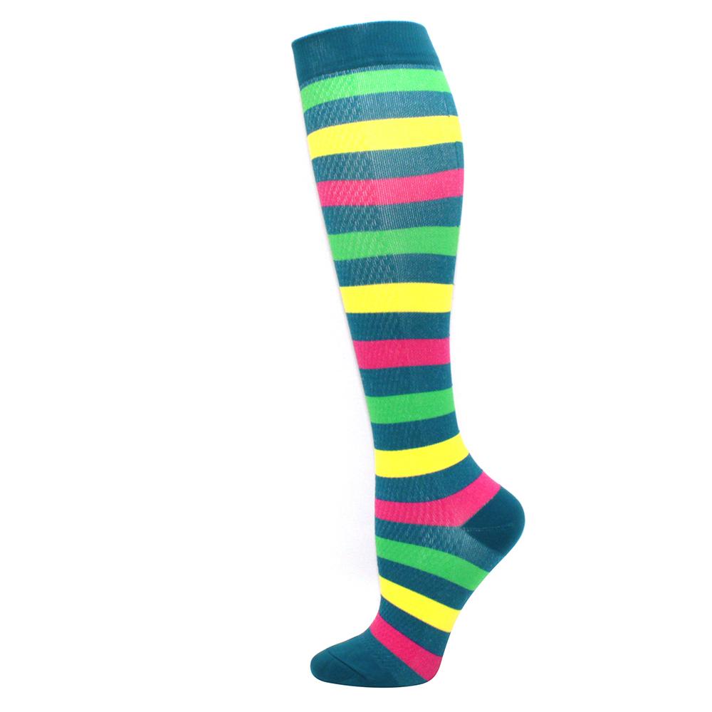 Neue Kompressionsstrümpfe Druck Pflegesocken für Ödeme, Diabetes, Krampfadern, Durchblutung Sportsocken