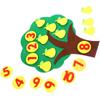 Felt Material Math Toy For Learning Numbers Counting Fruit Tree Educational Supplies Preschool Teaching Tools Non Woven Fabric