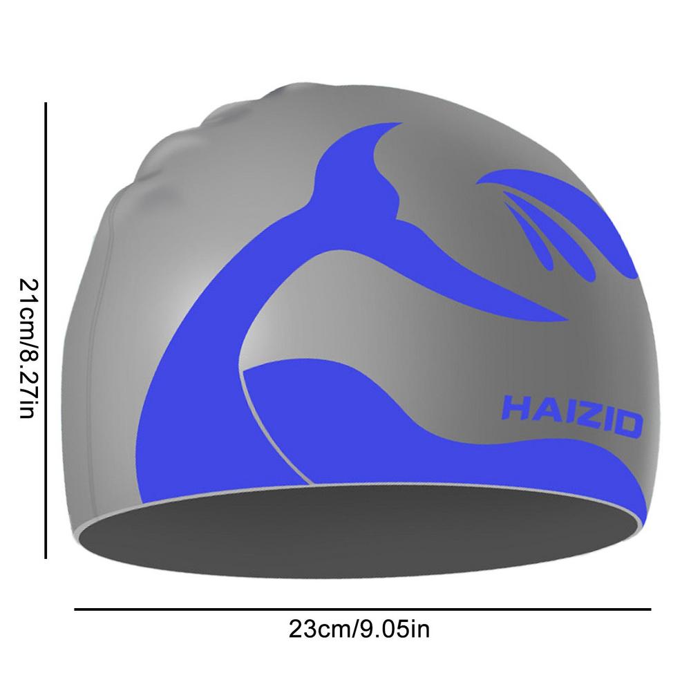 

Silicone Swimming Caps Men Women Waterproof Swim Caps With Ear Protect Diving Bathing Hats For Long Short Hair Pool Accessories