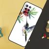 Hummingbird and Flowers Case For Oppo A60 A80 A40 A15 A16 A17 A57 A94 A74 A54 A76 A96 A18 A38 A58 A78 A98 A5 A6 Pro