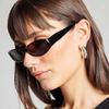 Sexy Small Oval Shape Women's Sunglasses Latest Fashionable Black Rectangle Sun Glasses Women Vintage Retro Colorful Shade UV400 Eyeglasses