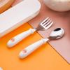2pcs Children Spoon Forks Box Kids Stainless Steel Kids Cutlery Portable Baby Feeding Utensils Baby Spoons Baby Tableware Set