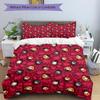 3pcs Harry Potter Characters Bedding Set, Soft Polyester Duvet Cover and Pillowcases Machine Washable Seasons all suitable 76