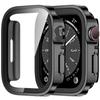 2PCS Waterproof Case for Watch 7 8 9 45mm 41mm-44-40mm Bumper Screen Protector 2 PACK Edge Cover iWatch 5 SE 6 Accessories