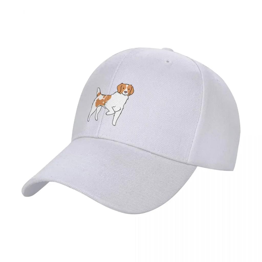 Brittany dog cute illustration Baseball Cap Funny hats luxury caps Hood Caps For Women Mens