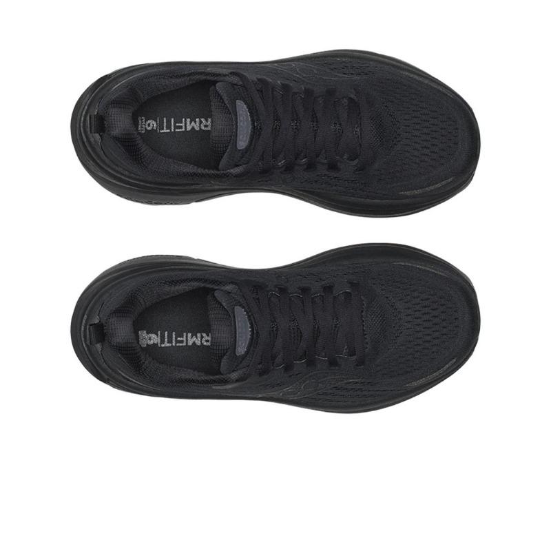 Saucony Hurricane 25 women low-top trail running shoes black soft supportive lightweight cushioned S11026-201