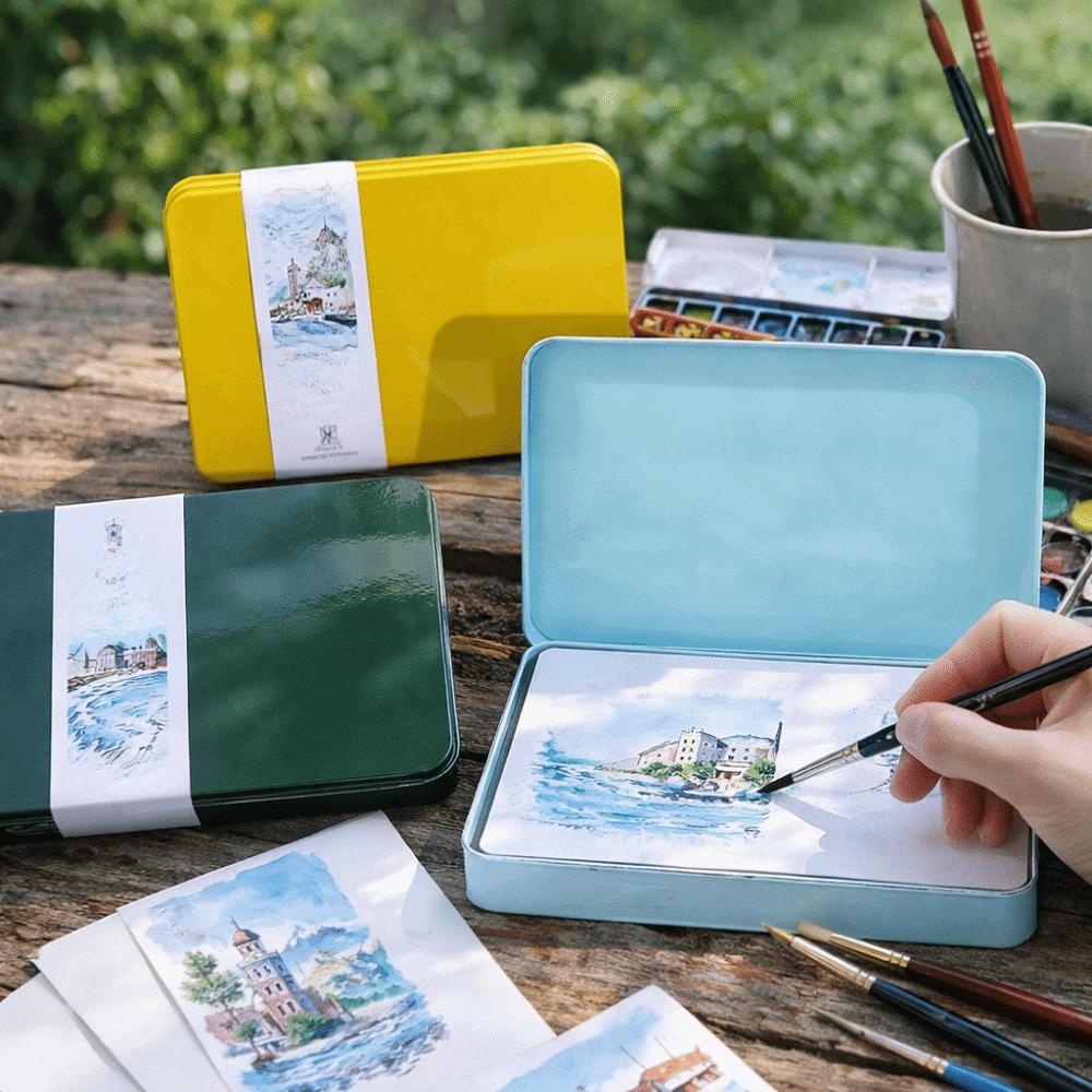 Fine Grain Artist-grade Paper Coarse Grain Watercolor Paper Watercolor Book  Travel Sketch