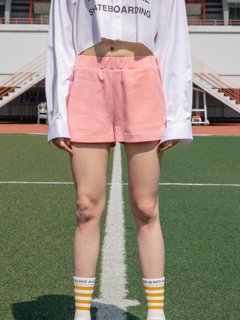 Seutyu [Italy Fabric]Pink Short Pants