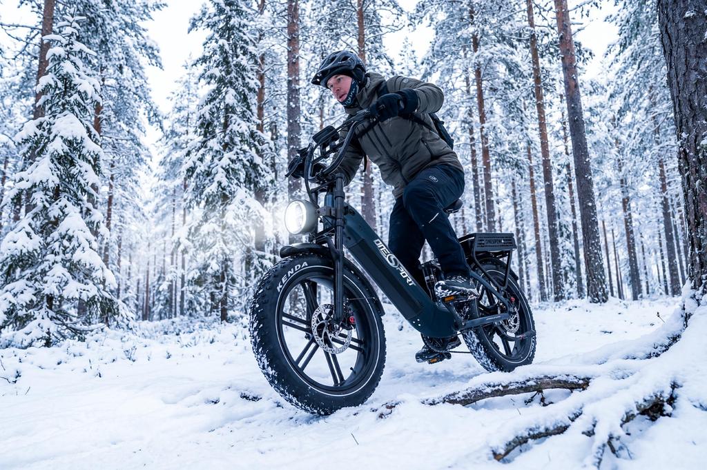 ONESPORT Vélo Électrique Tout-Terrain OT08 Pro 20 pouces: Moteur haute efficacité de 500 W, double batterie 48 V 18 Ah, capacité de charge maximale 150 kg.