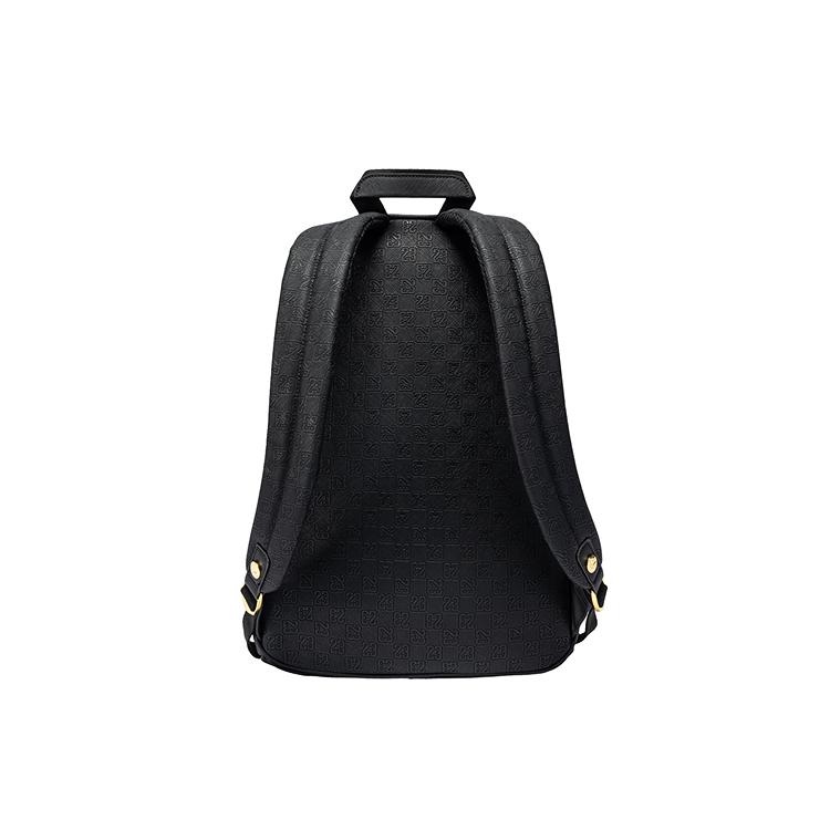 Jordan Monogram Series Gold Label 23L Synthetic Leather Backpack Unisex Backpack Black JD2543012AD-001