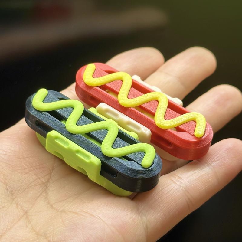 Car Beautiful Stickers Slider Magnetic Anti-Stress Fidget Push Card Haptic Pushing Plate Edc Relieve Stress Easing Sensory Toy Adults Anti Anxiety