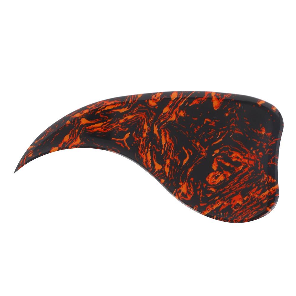 Celluloid+Plastic Acoustic Guitar Pickguard Water Drop Shape Guitar Accessories For Guitarist