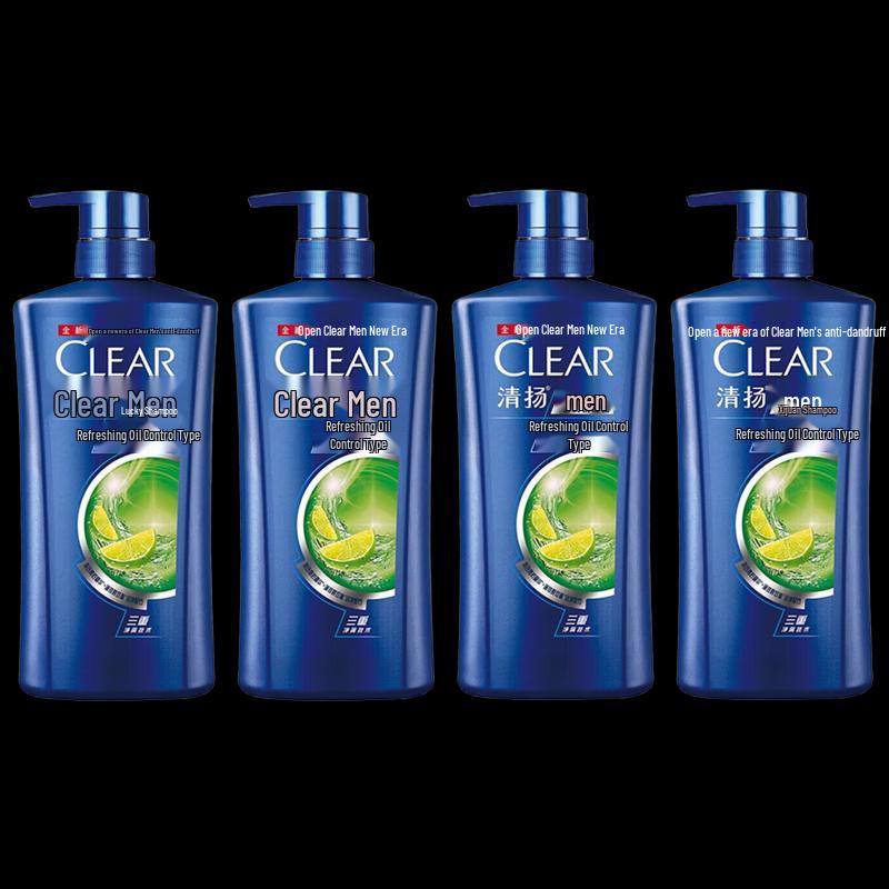 

Clear Men Anti-Dandruff Shampoo Refreshing Oil Control (4 x 650g)