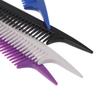Fishbone Art Highlighting Comb Three-Sided Pointed Tooth Hair Dye Brush Comb