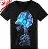 Sound Activated Led Tshirt Glow In The Dark Light Up Shirt For Unisex Neon Shirt For Rave Glow Party Concert Halloween