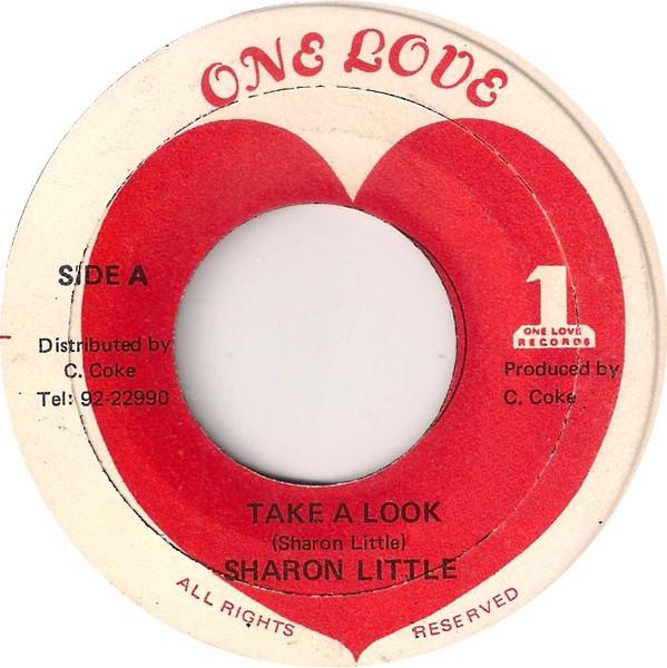 

7-дюймовая пластинка SHARON LITTLE Take A Look NONE 1 Love Records Ямайка Регги Ска Даб Б/у