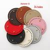 Handmade Knitted Bag Base: 12cm Round Bottom Pad for DIY Weaving Projects