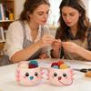 Yarn Bowls for Crocheting Cartoon Design Storage Organizer Cute Yarn Bowl Dispenser for Women Adults Beginners Crocheters