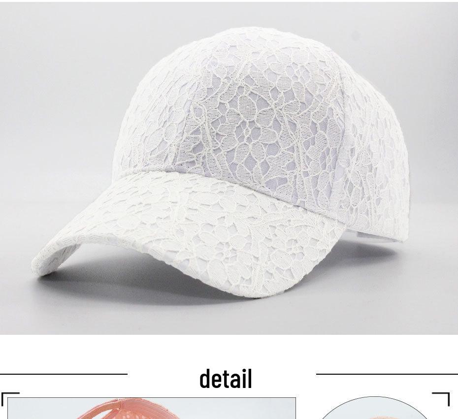 Women’s Versatile Lace Sunshade Baseball Cap - Korean Style