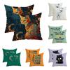 Colorful Cat Pattern Pillowcasezipper Design, Decorative Pillowcase, 45X45 Cm Pillowcase