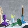 1 Pcs DIY Candlestick Mold Fashionable Handmade Retro Crystal Transparent Silicone Home Decoration Gift Creative Artistic Craft