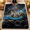 Coperta di Flanella Newcastle United Calcio Calda Morbida Plaid per Uso Interno Divano Letto Soggiorno
