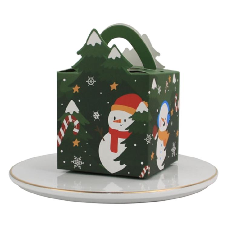 Christmas Goody Gift Boxes Xmas Treat Boxes Paper Candy Boxes for Kids Party