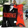 Classic movie Scarface Polyna blanket bed with a blanket to warm the beautiful blanket home travel blanket birthday gift