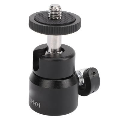 Small Ball Head 14 Screw 360 Degree Rotating Quick Release Hot Shoe Adapter Ball Head for Phone