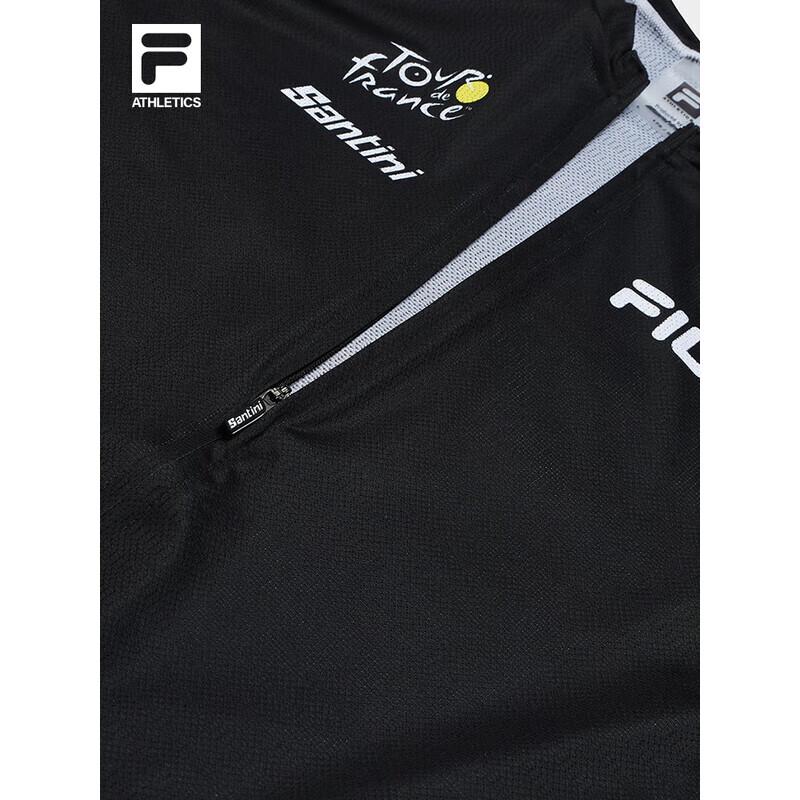 FILA Men's Slim-Fit Cycling Short-Sleeve Knit Top
