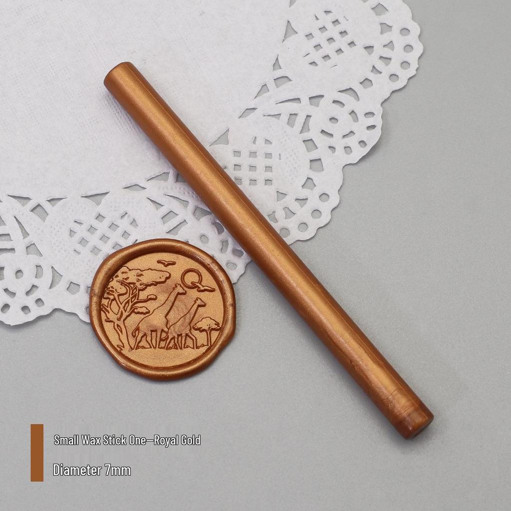 Bețișoare de Ceară de Sigiliu Mat Perlat, 125 Culori, 10x0.7cm, Compatibile cu Pistoale de Ceară, Culori Mixabile