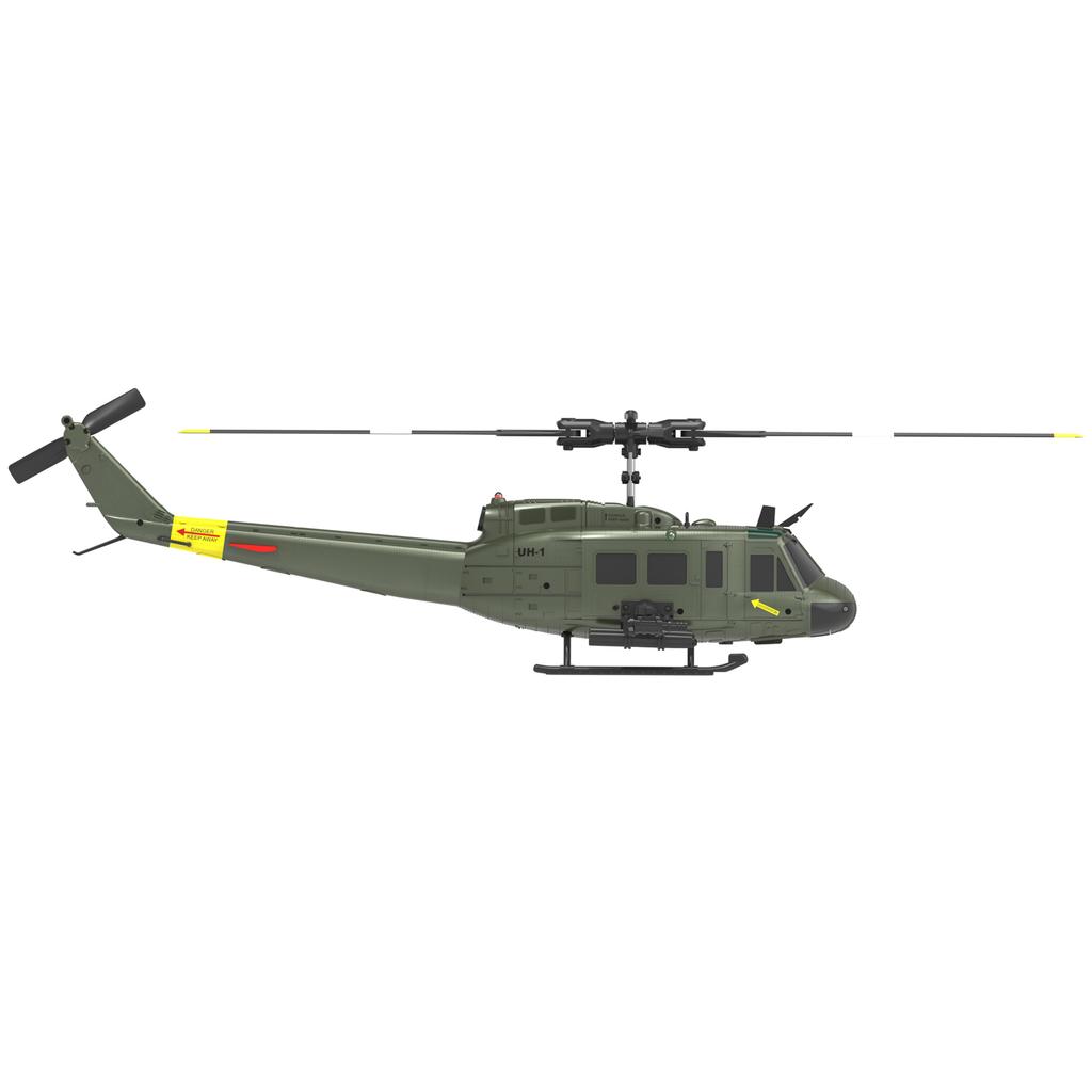 2.4G 6CH RC Helikoptéra, Hračky Armádní Letadlo, Jedno-vrtulová Bezkřidélková Helikoptéra na Dálkové Ovládání,
