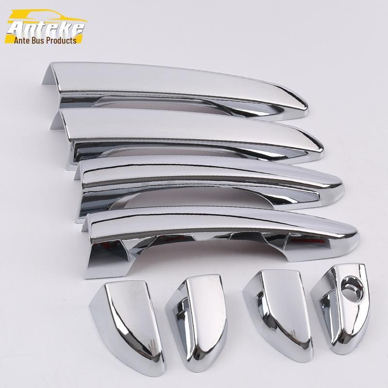 Tucson Car Door Handle Decoration Sticker - Armrest Buckle Bright Strip Accessory