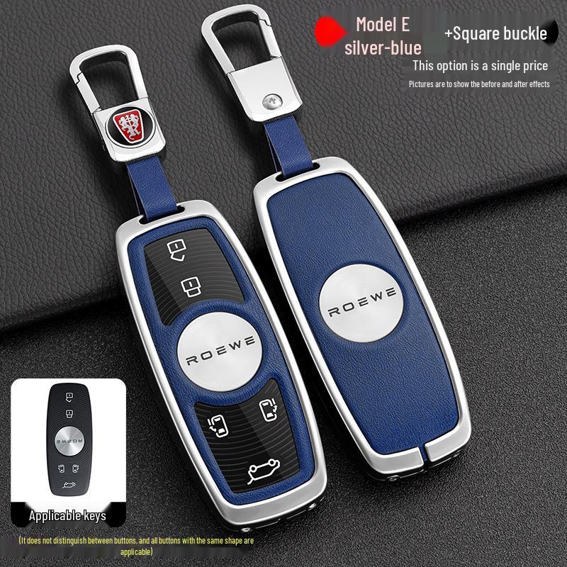 Roewe iMAX8 EV RX9 2023 Car Key Case – Metal Protective Shell with Buckle