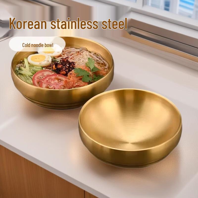 Korean Style Stainless Steel Double-Layer Multipurpose Bowl