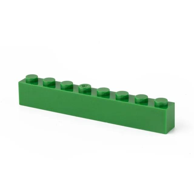 20 ks MOC dílků 3008 kostka 1 x 8 Kompatibilní DIY Sestavitelné Stavebnice Částice Dětská Mozková Puzzle Hračka Dárky k Narozeninám
