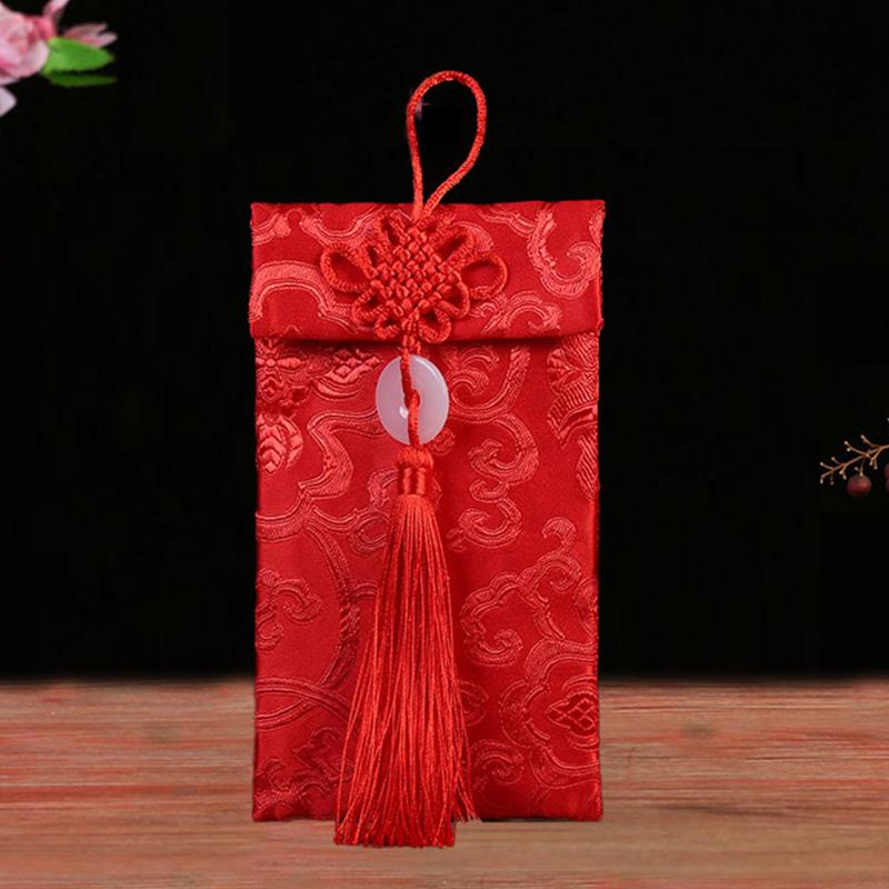 2026 New Year Red Packets Birthday Brocade Money Bag Wedding Red Envelopes Dragon Phoenix Spring Festival Blessing Lucky Gift