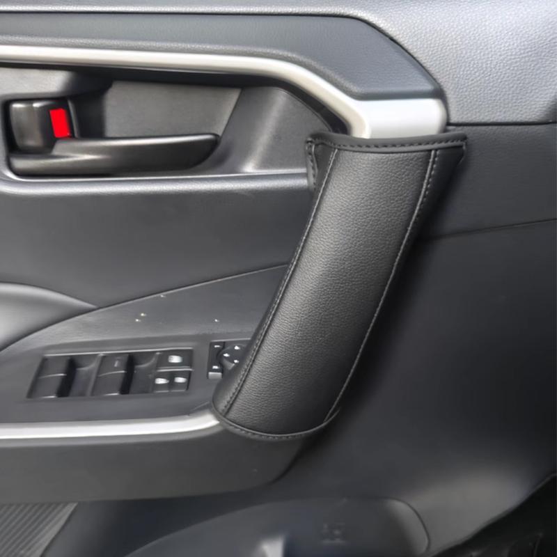 for Toyota RAV4 XA50 2024 Car door handle protective cover made of leather material for interior protection