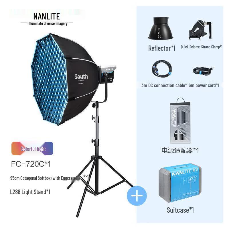 Nanlite FC-720B/720C High-Power Professional Video Light (Bowens Mount)