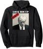 Trump Mug Shot Lock Him Up Prison Anti Trump Gift Unisex Hooded Sweatshirt