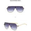 Women's Sunglasses, Metal Large-frame Aviator Sunglasses, Men's and Women's Fashion Sunglasses.