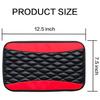 Car Armrest Pad Cover Center Console Box PU Leather Cushion Mat Accessories Red